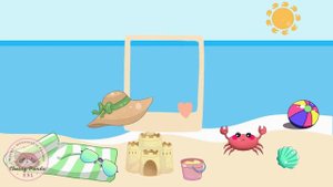 ESL Kids Vocabulary: At The Beach! - Teach  English to children - Summer Holidays