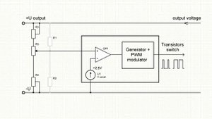 Переделка блока питания на другие напряжения. Схема, тесты, практика, недостатки. Регулируемый БП