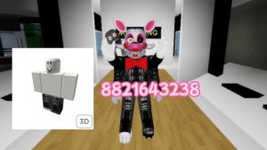 How to be Fnaf Mangle and Puppet in Roblox Brookhaven * ID Codes - Five Night's at Freddy's