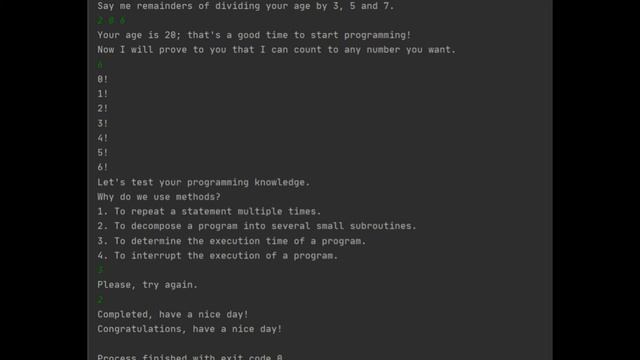 Simple Chatty Bot : Java Mini Project [Beginners]