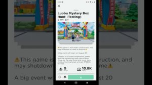 Roblox Luobu Mystery Box Hunt Event coming soon!😃😁⭐✨