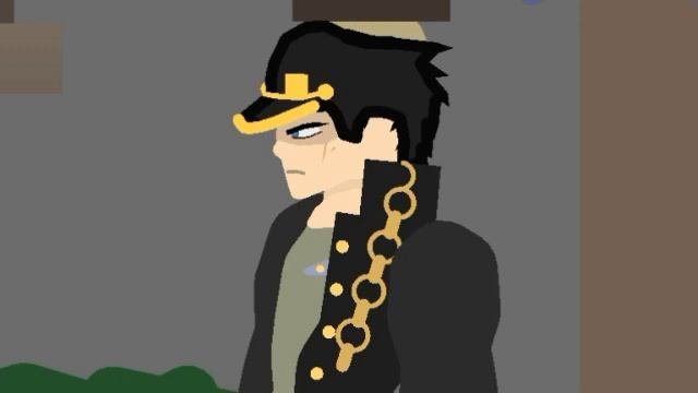 Jotaro Vs Dio Jojo Blizzard Adventure (stick Nodes)
