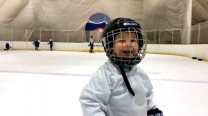 Урок 2 Как, поставить ребенка на коньки.