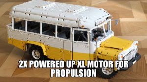 Kavz3270 Soviet era bus with Lego Mindstorms MOC by Samolot
