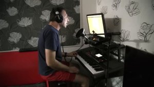 Вой на луну Сектор газа кавер на синтезаторе KORG PA-300