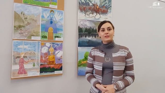 Экскурсия по выставке детского рисунка "Красота Божьего мира" смотреть онлайн
