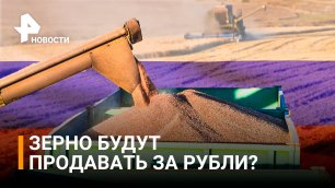 Продажа пшеницы без посредников и за рубли: Путину доложили о планах по торговле зерном /РЕН Новости