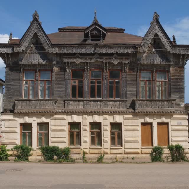 Кружевной дом купца Шокина в Боровске.