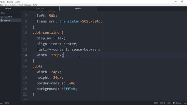 Pure Css Dot Loader Animation Using HTML And CSS | Pure Css Preloader Using Html And Css