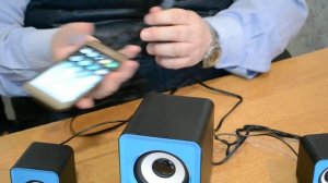 Колонки для ПК компьютерные колонки MHZ F 202 Blue