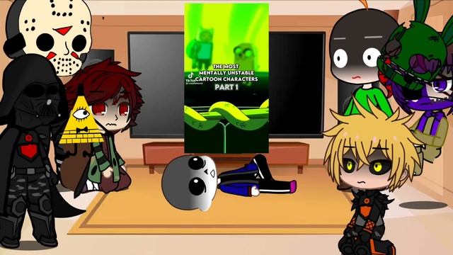 Fandoms react to bill cipher | final | gravity falls | Gacha club react | gacha club series