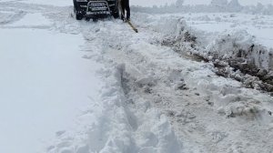 Кайрон по снегу