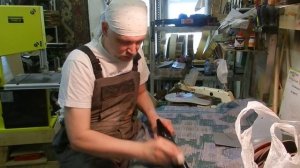 Шлифование лака.