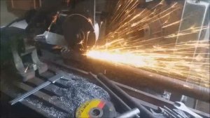 Нарезание шлицов автомобильной полуоси болгаркой. Лайфхак