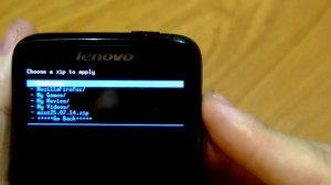 Прошивка Lenovo A316i Способ N:2 через рекавери