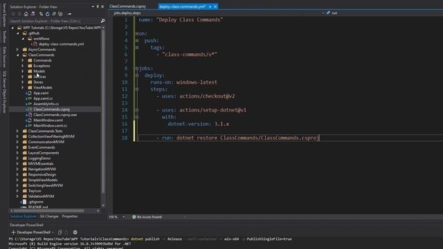 Publishing/Deploying WPF Applications (feat. GitHub Actions) - EASY WPF (.NET Core)