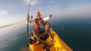 Kayak fishing @ Dubai 002 Sea You Water sports Challenge