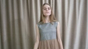 Климова Дарья, "Листопад" И. Бунин (поэтический конкурс "Живая классика").MP4