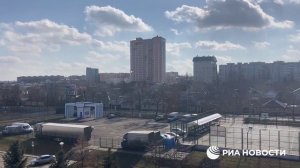 Проверка сирены оповещения в Луганске