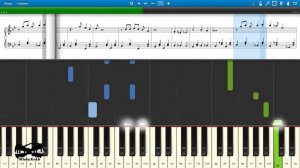 Э.Градески - По дороге домой из школы (на пианино Synthesia cover) Ноты и MIDI