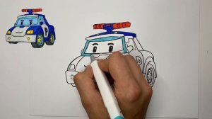 РОБОКАР ПОЛИ | КАК НАРИСОВАТЬ ПОЛИЦЕЙСКУЮ МАШИНУ?