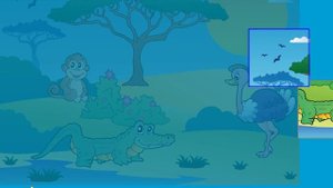 Развивающие мультфильмы. Учимся и играем. Животные саванны.