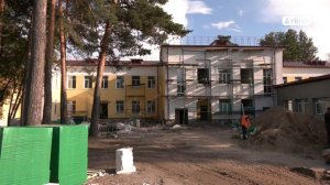 Стадион школы № 1 в Дубне продолжает меняться на глазах