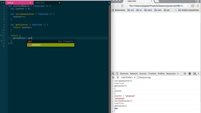 Javascript - #6 - Module паттерн