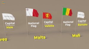 Capital flags of all countries | Countries and capitals of the world | Flags of the world | flag