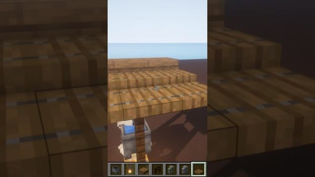 как сделать котёл над костром в майнкрафт без модов minecraft shorts #безмодов #minecraft #майнкраф