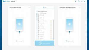 dr.fone - switch: как передать данные из Android в iPhone или из Android в Android в один клик!