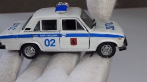 ВАЗ-2106 «Жигули» Милиция ДПС | Autobahn-Bauer-Hongwell | Масштабная модель автомобиля 1:43