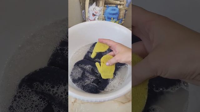 Стираю шерстяные вещи, снуды, шарфы, шапки, результат всегда отличный! #шерсть #шерстяныевещи #дом смотреть онлайн