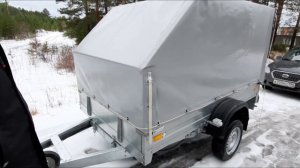 Тент на прицеп ССТ для легкового автомобиля