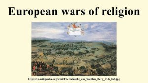 European wars of religion