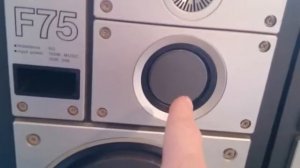 Technics SB-F75 акустическая система и усилитель Technics SU-V44