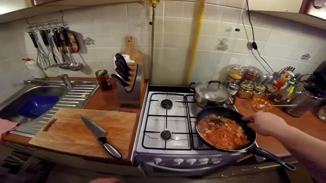 Гречневый суп с томатами