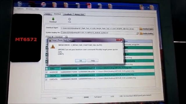 Brom Error S ft Dram fail please check load matches to your target смотреть онлайн