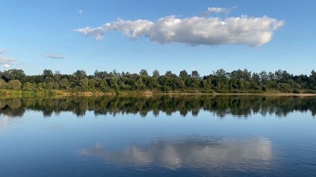 Красивая река Ока сентябрь 2023 видео. смотреть онлайн