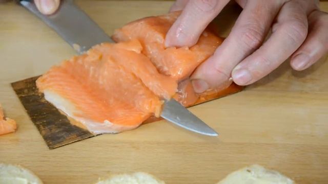 "МАКОВКИ" бутерброд с икрой и форелью | Тёщины Рецепты ? смотреть онлайн