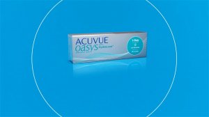 Попробуйте контактные линзы ACUVUE OASYS® 1-Day с технологией HydraLuxe