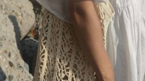 вязанный шопер