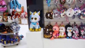 Мягкие игрушки Ty глазастики - огромная коллекция на выставке Kids Russia