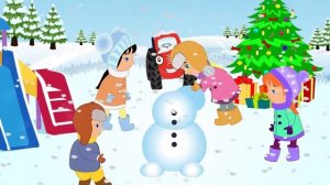 Что такое зима Новогодние каникулы с Тыр Тыр Трактором Песенки для Детей