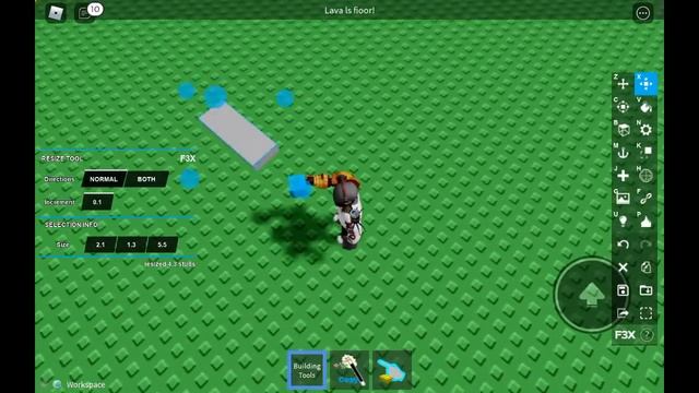 как пользоваться предметом F3X в Roblox смотреть онлайн