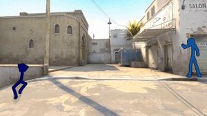 CS:GO Animation - DE_dust2 (Stick Animation)