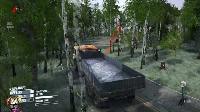 «Алёшкова» полное прохождение, карта на пробу новичкам игра Spintires MudRunner смотреть онлайн