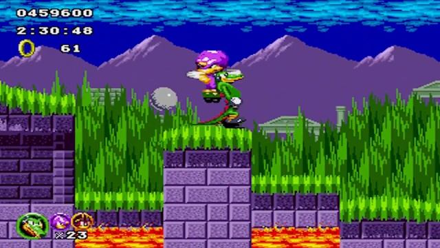 Sonic Classic Heroes (Jan 2022 Ver.): Part 2: Marble Zone (Team Super Chaotix) смотреть онлайн