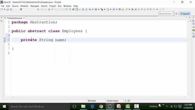 What Is Abstraction In Java With Practical Examples part 1 | Java Training Videos | H2k infosys