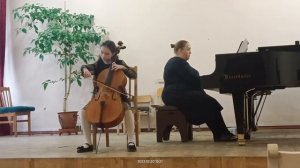 Г.Гольтерман, Каприччио, исполняет Севастьянова Саша, 3 класс ССМШ